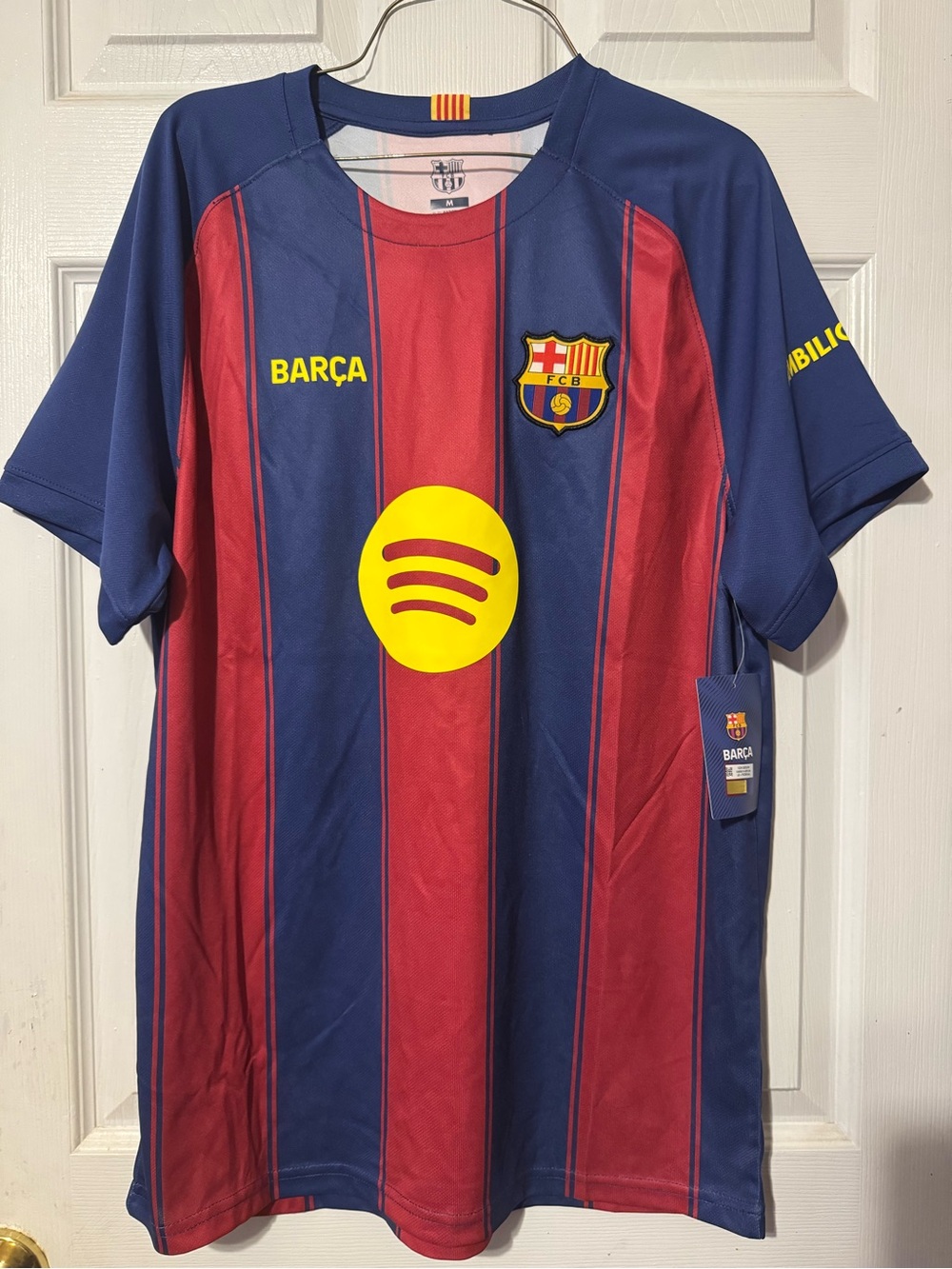 FC Barcelona  25/26  Navy Blue & Red / Size - Medium/ Brand New With Tags